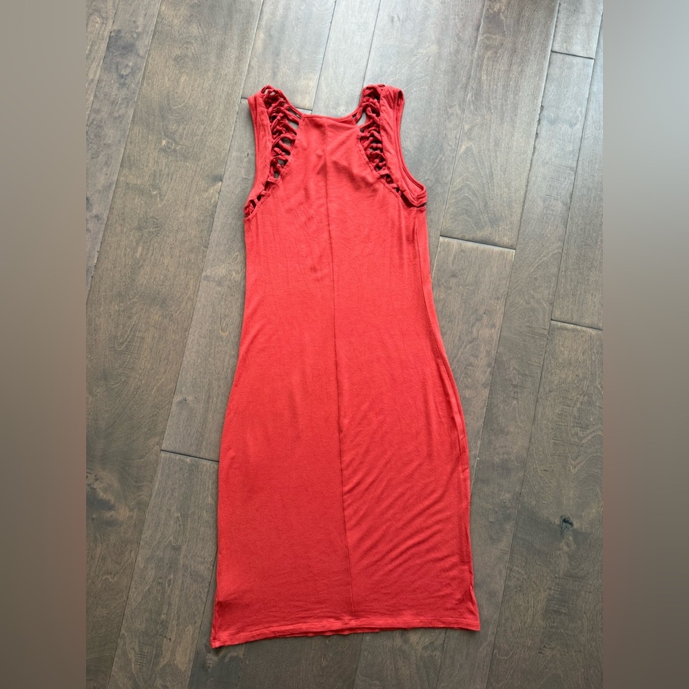 Free People Macramazing Solid Jersey Bodycon Dress - image 8